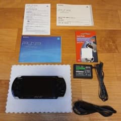 PSP-3000 ピアノブラック 一式セット おまけソフト4本付きのサムネイル