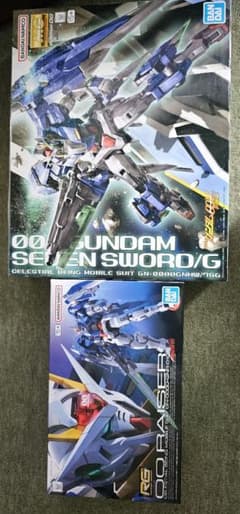 RG 00 RAISER & MG 00 GUNDAM SEVEN SWORD