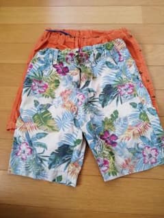 子供用ハーフパンツ ショートパンツ　2枚セットのサムネイル
