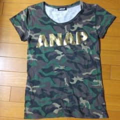 ANAP  迷彩柄 半袖Tシャツ    古着のサムネイル