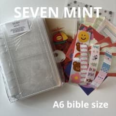 SEVEN MINT 3つ折りクリアバインダー（A6・6穴） - メルカリ