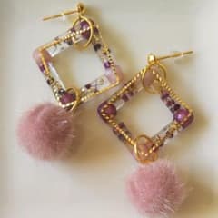 レジンピアス。ハンドメイド。のサムネイル