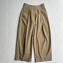 スタジオニコルソン　ワイドチノパンツ　サイズ0 ベージュ　カジュアル スタジオニコルソン ワイドチノパンツ サイズ0 ベージュ カジュアル