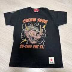CREAM SODA Tシャツ ドラゴン柄 ブラック Mサイズのサムネイル