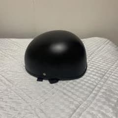 【即発送】半キャップヘルメット マットブラック 125cc以下のサムネイル