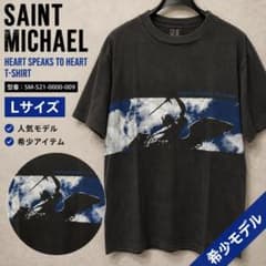 正規】【美品L】セントマイケルHEART SPEAKS TO HEARTシャツ - メルカリ