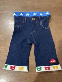 MIKIHOUSE HB ベビーパンツ クマ柄 裾リブのサムネイル