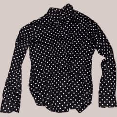 BLACK COMME des GARÇONS ドット柄 長袖シャツ 00's - メルカリ