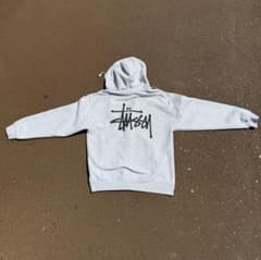Stussy グレー ジップアップパーカー Mサイズのサムネイル