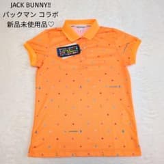 新品未使用♡ジャックバニー×パックマンコラボ 半袖総柄ポロシャツ