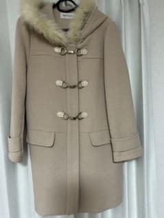 ミッシュマッシュ　未使用　ダッフル　コート　ベージュ　FOXファー MISCH MASCH（ミッシュマッシュ）のフォックスファーコート - メルカリ