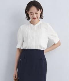 グリーンレーベルリラクシング　ピコピンタック ショート スリーブ ブラウスのサムネイル