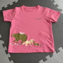 mont-bell 動物モチーフ Tシャツ ピンクのサムネイル
