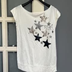 To b. by agnes b. スタープリント Tシャツ ホワイトのサムネイル