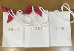 DIOR】ショップ袋 2枚(1つバレンタイン仕様リボン付き) - メルカリ