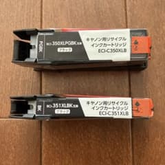 エコリカ インクカートリッジ 351XL 350XL キャノン用　ブラックのみのサムネイル