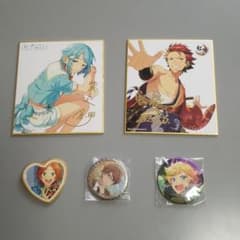 あんスタ　色紙と缶バッジのサムネイル