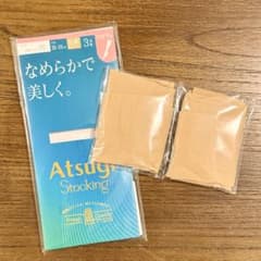 Atsugi ストッキング ひざ下丈 2足 シアーベージュのサムネイル