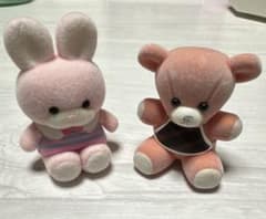 うさぎとクマのマスコット 2点セットのサムネイル