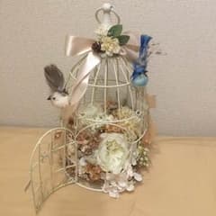 まるもち様専用 鳥かご アンティーク フラワーのサムネイル