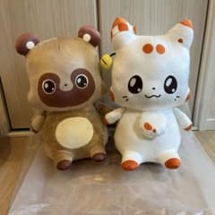 二尾の小狐てｎこ めちゃもふぐっとぬいぐるみ