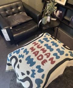HUMAN MADE シロクマ ラグ カーペット　タペストリー　フリンジ付き HUMAN MADE シロクマ ラグ カーペット タペストリー フリンジ付き