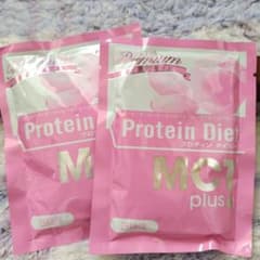 【お買い得♪】DHC　Premium国産素材プロテインダイエット　白桃味2個のサムネイル