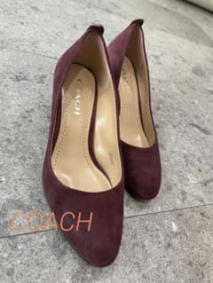 COACH 23.5cm パンプス　スエードのサムネイル