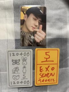EXO セフン luckey card set トレカのサムネイル