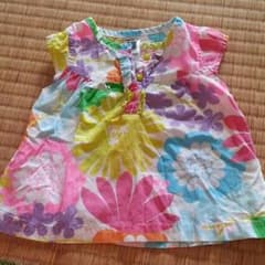 80cm/カーターズ/花柄トップスのサムネイル
