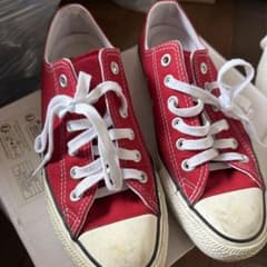 CONVERSE ALL STAR レッド スニーカー 5.5チャックテイラーのサムネイル