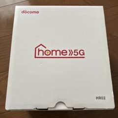 docomo ホームルーター 5G HR02のサムネイル