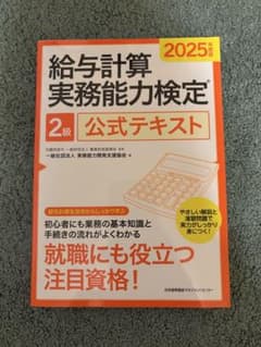 【2025年度版】給与計算実務能力検定 2級 公式テキストのサムネイル