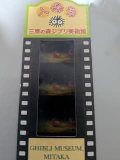 미타카의 숲 지브리 미술관 입장권 필름 절벽 위의 포뇨