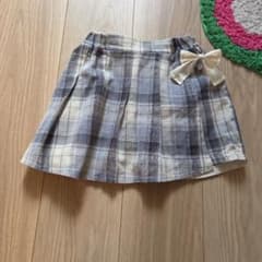 チェック柄リボン付きスカートのサムネイル