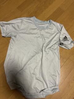 L*1様 adidas メッシュ Tシャツ ライトブルー　Lサイズのサムネイル