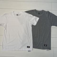 Dickies メンズインナーTシャツ 2枚セット ホワイト グレー Mサイズのサムネイル