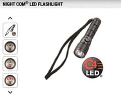 ストリームライト LED105lm１球＋赤色LED３球 マニュアル・予備電池付のサムネイル