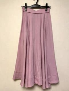 【MADISON BLUE】リネンタックサーキュラースカート ピンク タグ付 MADISON BLUE】リネンタックサーキュラースカート ピンク タグ付