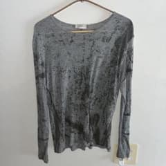 00's BALENCIAGA グレー スプラッター柄 長袖Tシャツ 00's BALENCIAGA グレー スプラッター柄 長袖Tシャツ - メルカリ