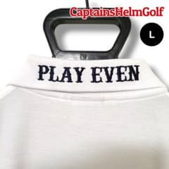 【自慢できるレア品】CphGolf ポロシャツ半袖 L ホワイト メンズ ゴルフ 自慢できるレア品】CphGolf ポロシャツ半袖 L ホワイト メンズ ゴルフ