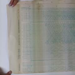 東武鉄道　ダイヤグラム 4.東武鉄道 列車運行図表 ダイヤグラム 昭和49年 日光線・伊勢崎