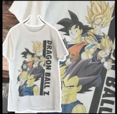 US古着/S ドラゴンボールZ アニメ 白T 半袖Tシャツ プリント 9のサムネイル