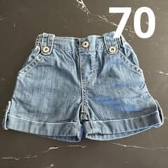 70cm OshKosh B'gosh デニム ショートパンツ　女の子のサムネイル