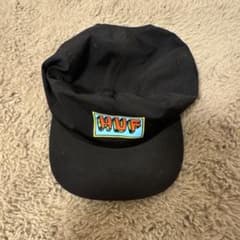 HUF ブラック キャップ カスタムデザインのサムネイル