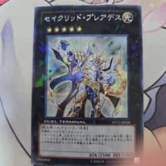 遊戯王 セイクリッド・プレアデス シークレット DT13-JP038 - メルカリ