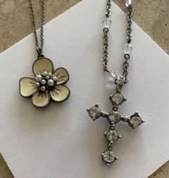 お得な2つセットで  お花、クロス ♡のサムネイル