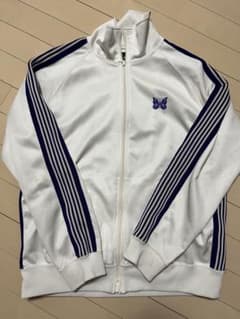needlesトラックジャケット 白 - メルカリ