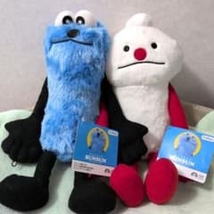 【新品、未使用、お値下げ】パペットスンスン HUGっとおすわりぬいぐるみ2種類のサムネイル