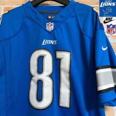 ビンテージ　美品　NFL デトロイト・ライオンズ ユニフォーム 34番 XL ビンテージ 美品 NFL デトロイト・ライオンズ ユニフォーム 34番